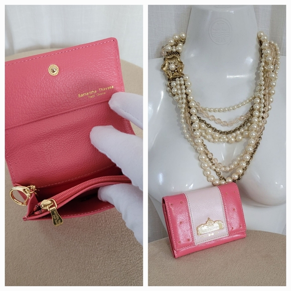 Samantha Thavasa Pink and Gold Wallet - Picture 4 of 9